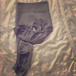 Lululemon In The Flow Crop Gray Yoga Leggings